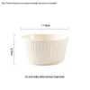 Sicun Cream White Vertical Stripe Dinnerware Set