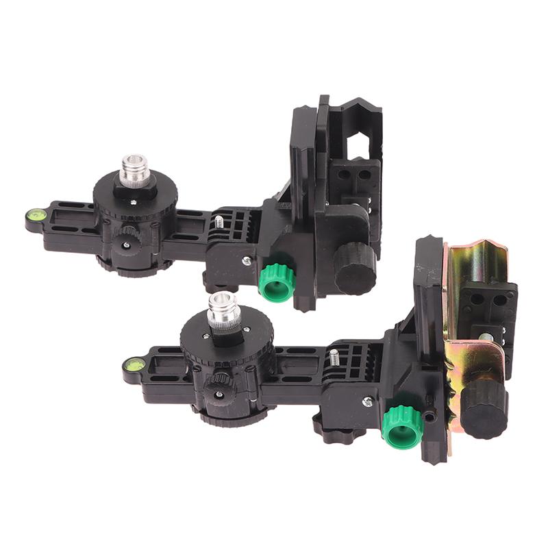 360 Degree Rotating Steel Pipe Level Telescopic Rod Fine Adjustment Pan Tilt Lifting Rod Multifunctional Adjustable Pan Tilt