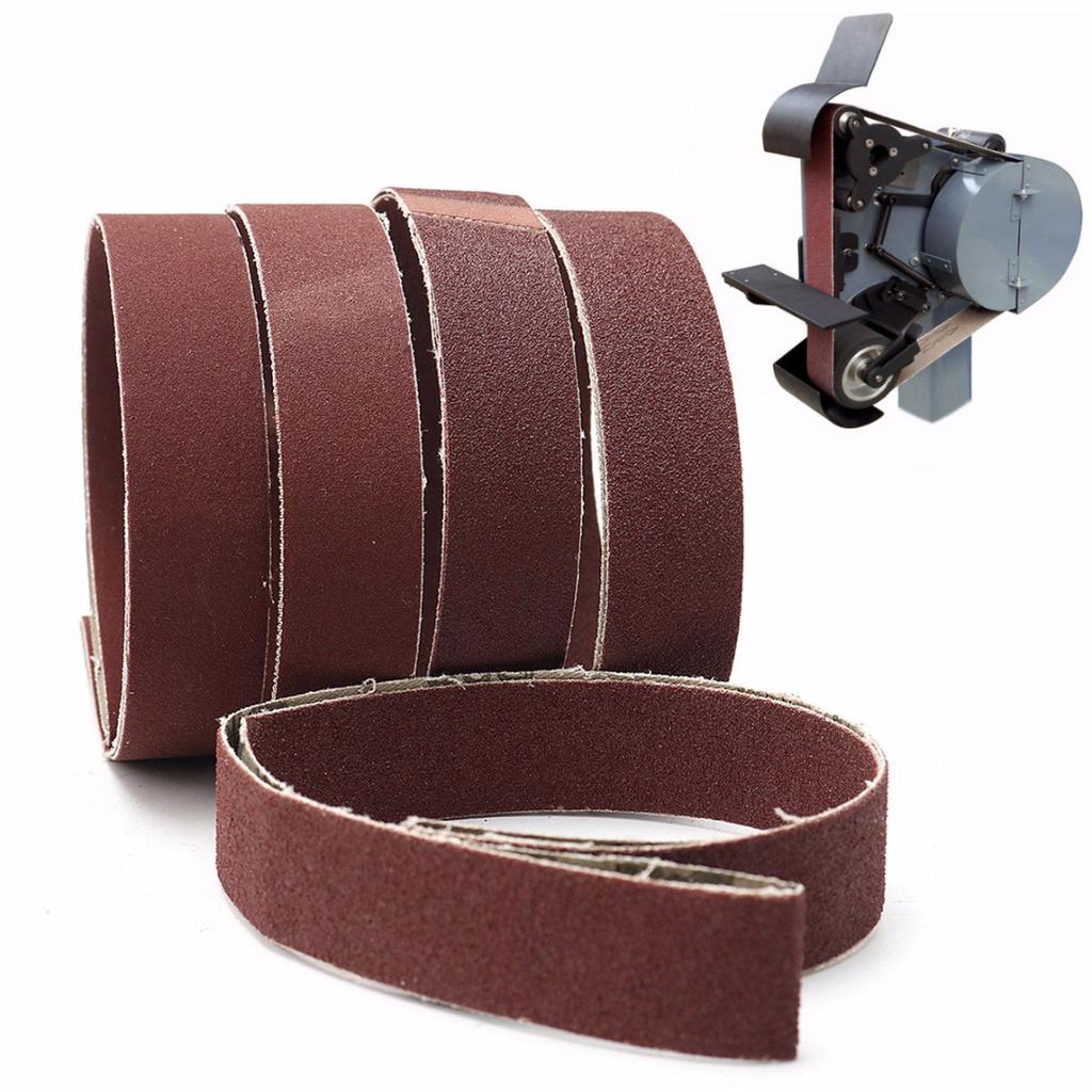 15pcs New Sanding Belts 80/100/150/240/320 Grit Aluminum Oxide Sander Abrasive