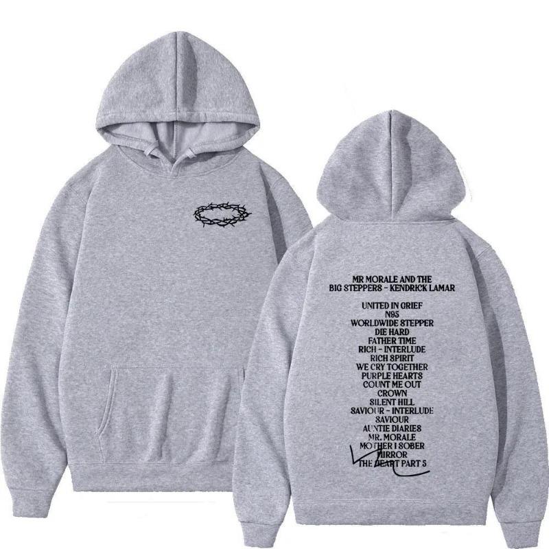 Kendrick Lamar Hoodie Mr. Morale and The Big Casual Hoodie New Vintage Pullovers LooseClothes Sweatshirts for Men