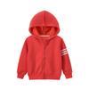 Brand Foreign Trade Autumn and Winter Baby Hooded Velvet Zip-up Shirt