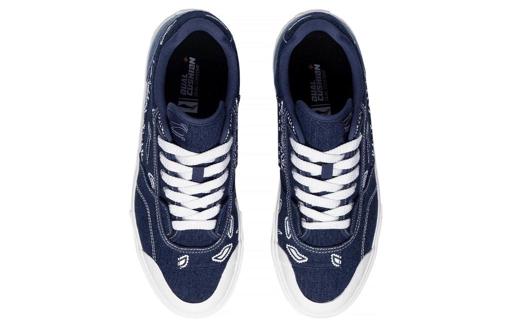 Li Ning 50/50 Fabric Slip Resistant Abrasion Resistant Low Top Skatebo