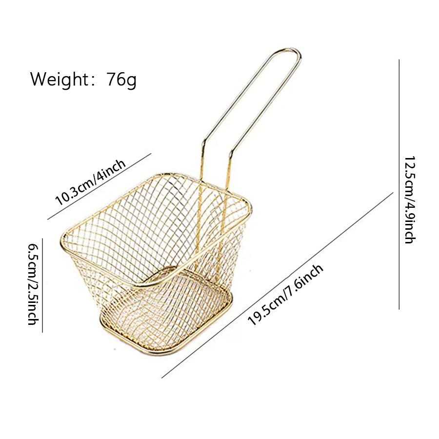 Snack Korb Frittierter Hähnchen Korb Mini Pommes Frites Korb Kreativer Pommes Frites Korb Frittierkorb Snack Frittiernetz Korb