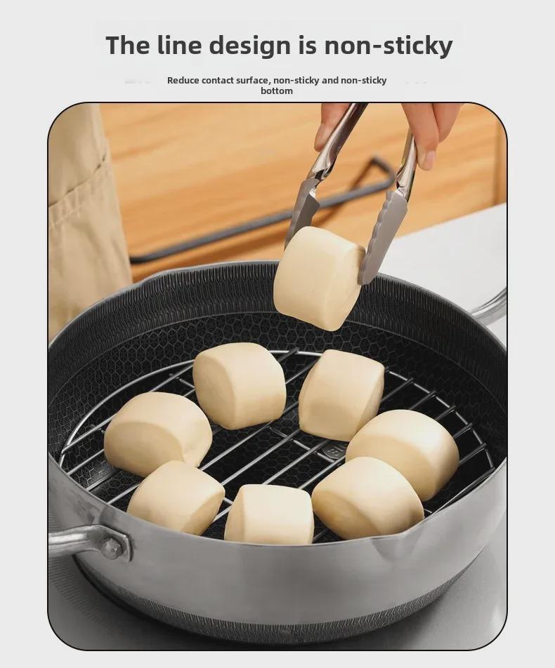 Round 316 Stainless Steel Steaming Rack for Kitchen - Ideal for Steaming Buns and Slices