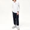 Fila Logo Print Simple Sports Casual Crew Neck Vintage Long Sleeve T-Shirt Men Tops White F11M149210F-WT