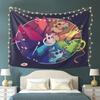 Colorful Animal Friends Tapestry  Celebrating Unique Creatures with Vibrant Artworks  Perfect for Home Decoration