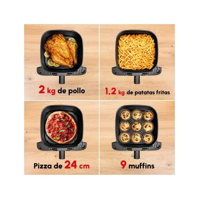 MOULINEX Easy Fry Mega, air fryer 7.5 L, friteuse sans huile, 8 programmes EZ855HF0