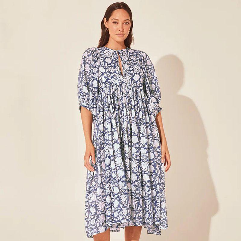 Floral Fashion Printed Dress for Women Floral Fashion Print Dress Women
