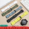 Replacement Watch Band for Casio G-Squad GBD-800 GBD-800-2/-7 GBA-800 GBA-800 Men's Resin Strap, Waterproof Sports Wristband