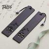 Talos Spring Window Cutout Bookmark, Rosewood Redwood Page Marker, Hollow Carved Wood Bookmark for Readers, Literary Gift