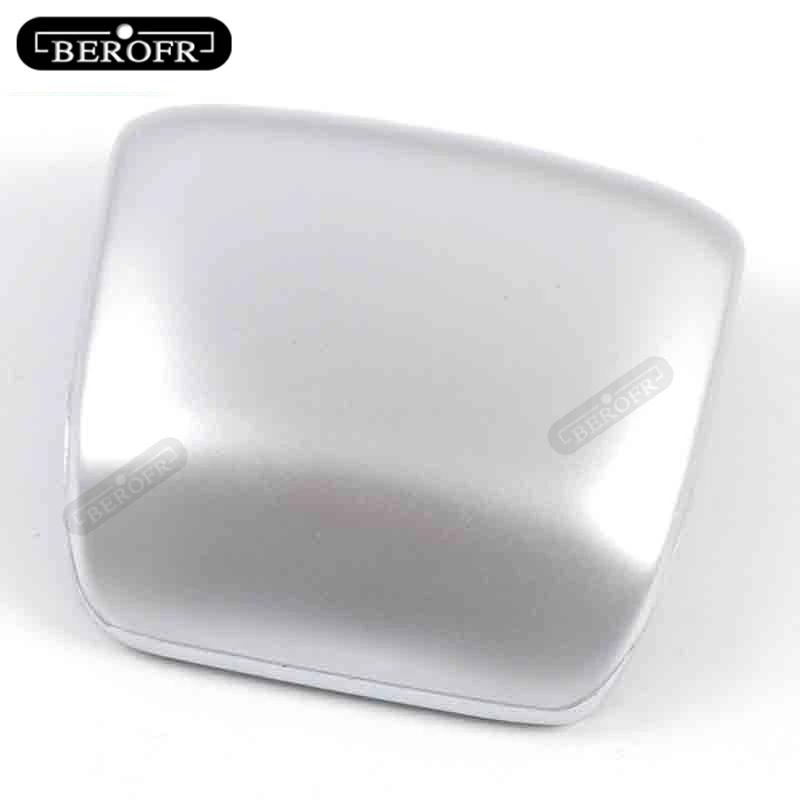 For ROEWE IMAX8 ABS Carbon fibre Car Styling Gear Shift Knob Head Cover Trim Interior Accessories Matte silver