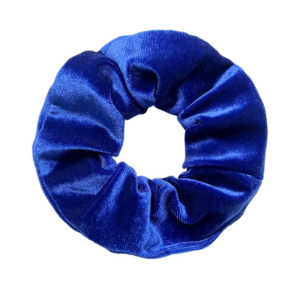 45 Colors Large Vintage Velvet Scrunchies Girls Elastic Hair Bands Ponytail Holder Ties Rubber Bands Fashion Women Accessories
