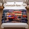 Other Similar Designs Theme Soft Blanket Personalized Custom Name Text Print Warm Blanket Home Sofa Bedroom Decor