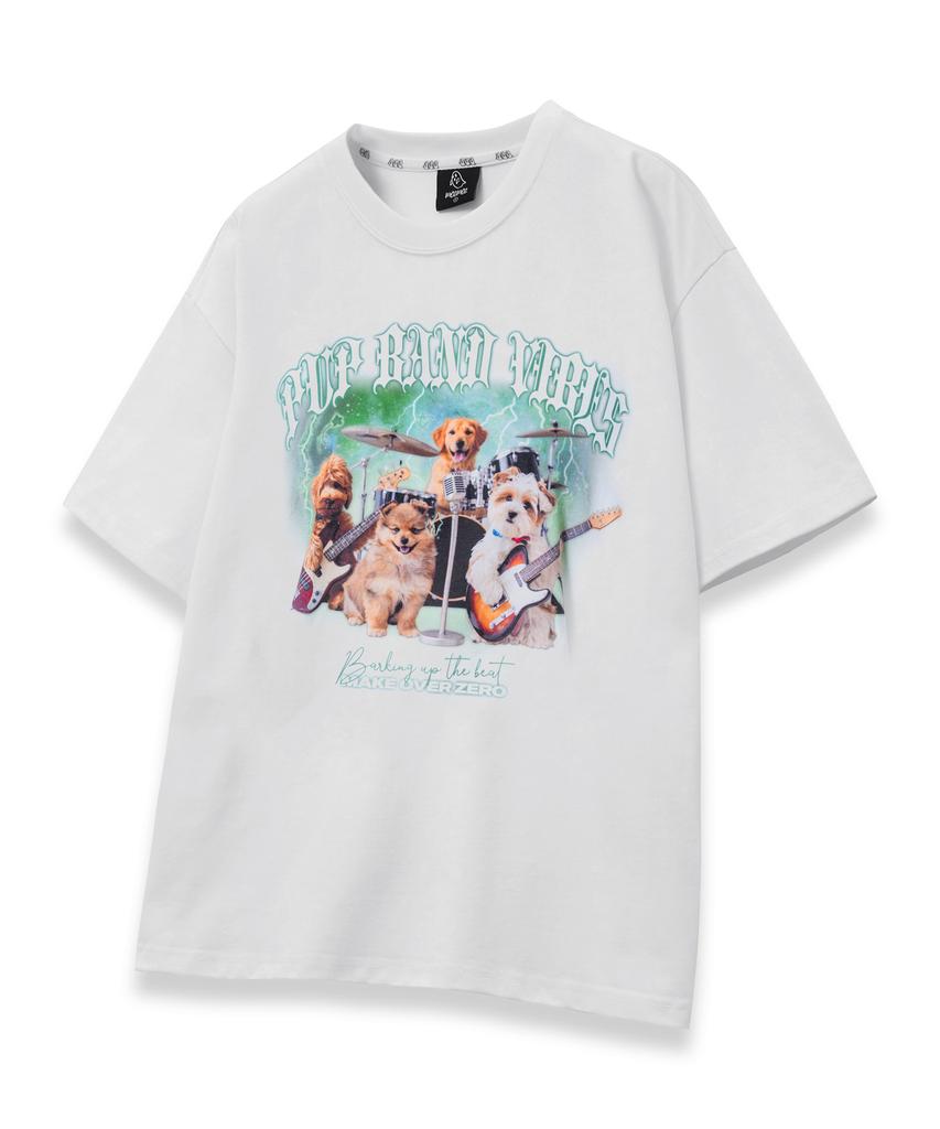 MOZMOZ [Set] Digital Series Oversized Short Sleeve T-Shirt