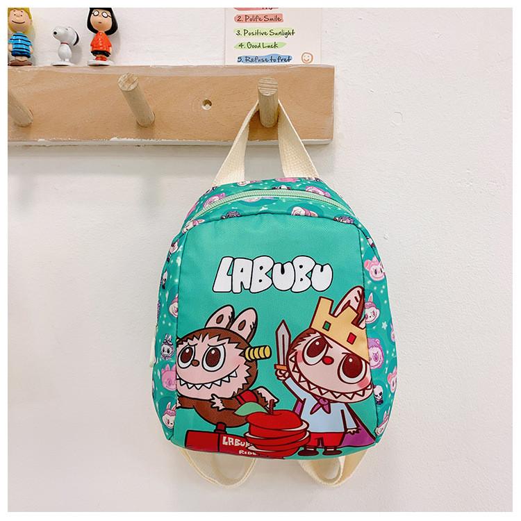 Lightweight Charming Cartoon Backpack For Preschoolers Gender Neutral Fun Design Perfect For School Use