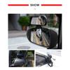YASOKRO Car Blind Spot Mirror Wide Angle Mirror Adjustable Convex Rearview Mirror for Safety Parking Car Mirror
