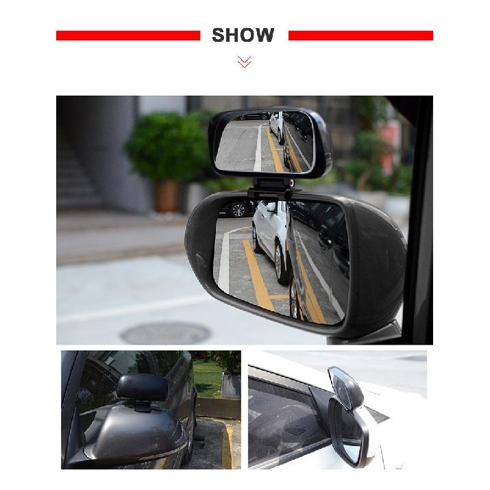 YASOKRO Car Blind Spot Mirror Wide Angle Mirror Adjustable Convex Rearview Mirror for Safety Parking Car Mirror