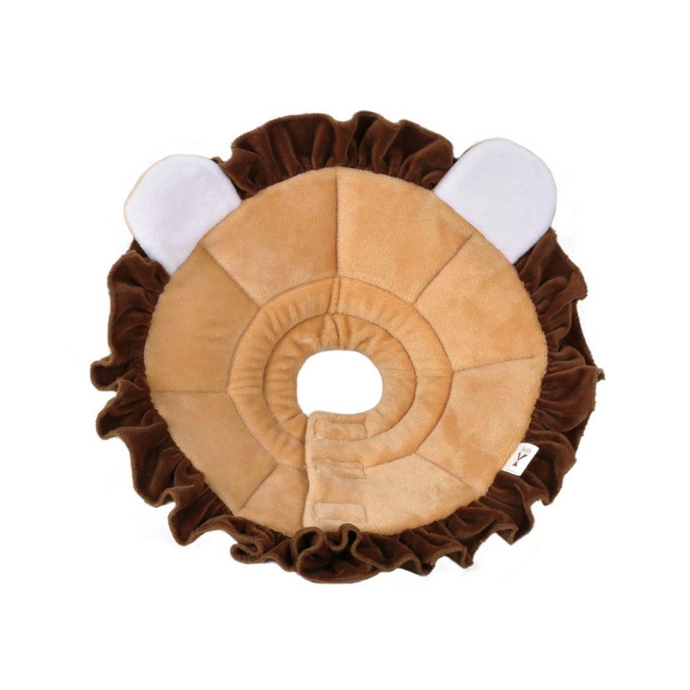 

Регулируемый кошачий воротник Елизаветы Мягкий восстановительный воротник для кошек Воротник для домашних животных против вылизывания для собак кошек L