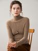 Elegant Women's High Neck Pure Cashmere Slimming Knitwear, Autumn & Winter Long Sleeve Base Layer