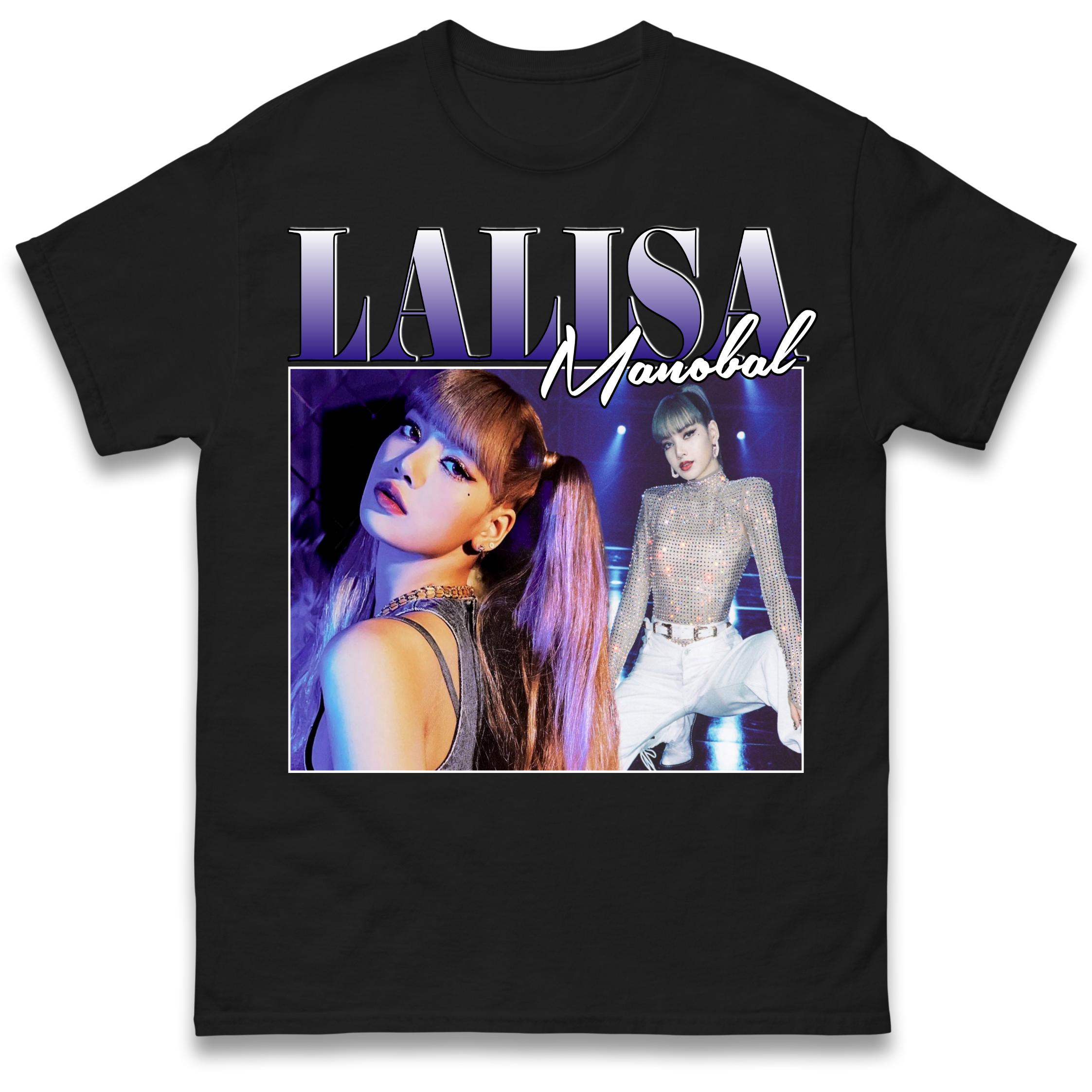 Lalisa Manoban T-Shirt Tshirt Mens Womens Tops Unisex Tees 100% Cotton 4XL