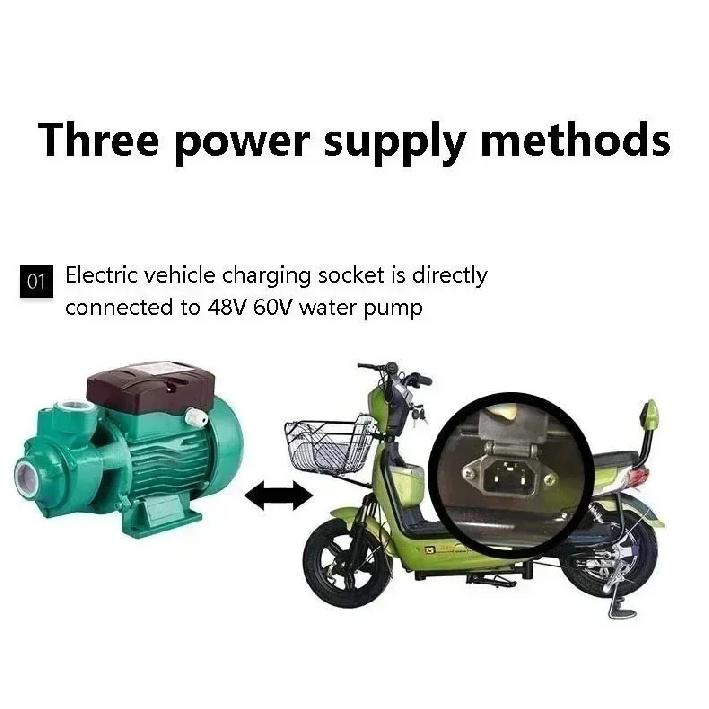 DC 12V 24V 48V Wasserpumpe Bürstenmotor Booster Pumpe QB60 Hohe Förderhöhe Großer Durchfluss Solarbatterie Pumpe Selbstansaugende Pumpe
