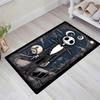 1pc The Nightmare Before Christmas Pattern Area Rug Soft Flannel Floor Mat for Living Room, Office, Bedroom and Carpet, Sofa Coffee Table Floor Mat