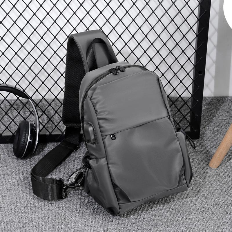 Fashion new messenger bag men's shoulder bag outdoor travel breast bag multi-functional leisure sports shoulder bag