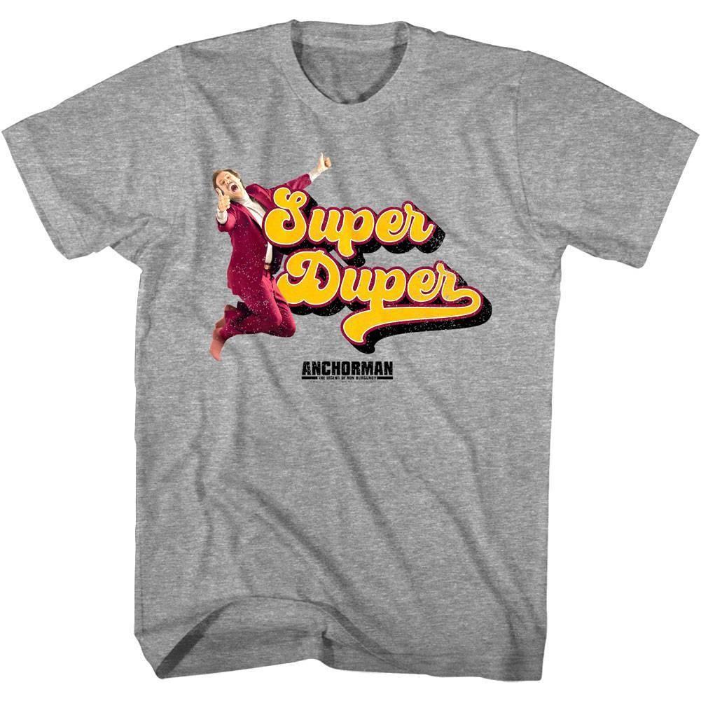 Anchorman Ron Burgundy Super Duper Men T Shirt XXL