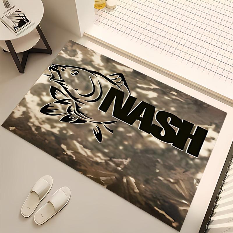 1pc Nash Tackle1 Print Area Rug - Soft, Washable Non-Slip Indoor Mat, Living Room, Home Office Decorative Rug,Office Decorative