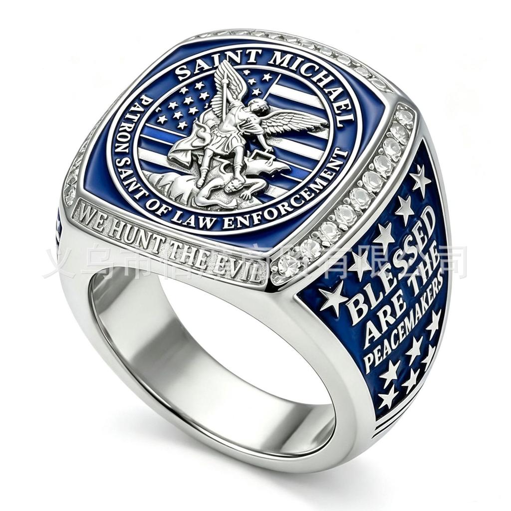 Patriotic American Champion Ring