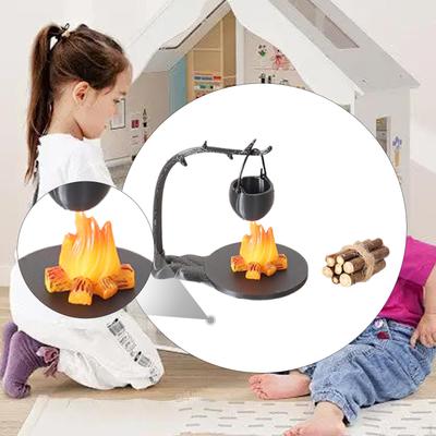 5 kusov 1/12 Domček pre bábiky Táborák Hranie rolí Mini kempingová súprava pre modelovú železnicu Mikro krajinu DIY