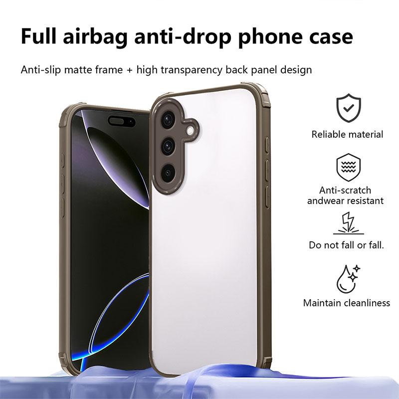 Shockproof Case For Samsung Galaxy A17 5G Hard Cover For Samsung A17 A26 A35 A55 A15 TPU + PC Bumper Protective Capa A 17 Coque