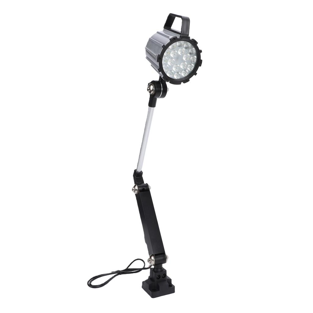 Articulating LED Work Light 18W Machine Lamp Flexible Milling Work Lighting Lamp for Grinding Machines CNC Lathes