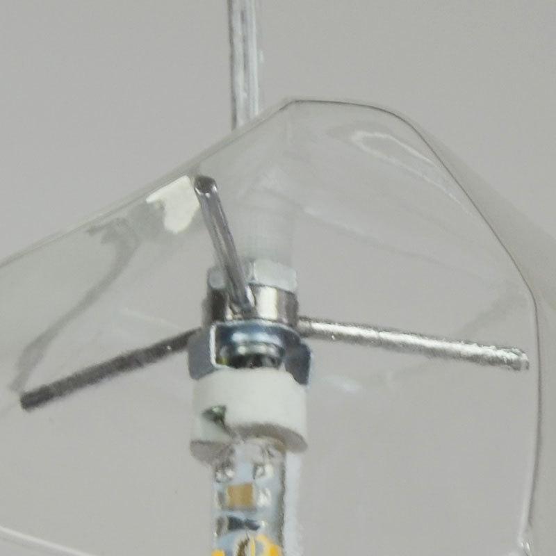 Modern Simple Stained Glass Chandelier Creative Living Room Dining Room Interior Decoration Lighting Fixtures IceCube Chandelier