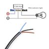 12V Waterproof Motorcycle 7/8" 22mm Handlebar Switches Motorbike ATV Headlight Hazard Brake Fog Lights ON-OFF-ON Switch