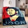 1pc Joon Flannel Blanket [Cozy Throw Blanket] For Sofa, Bed, Travel, Camping, Livingroom, Office, Couch, Chair, And Bed