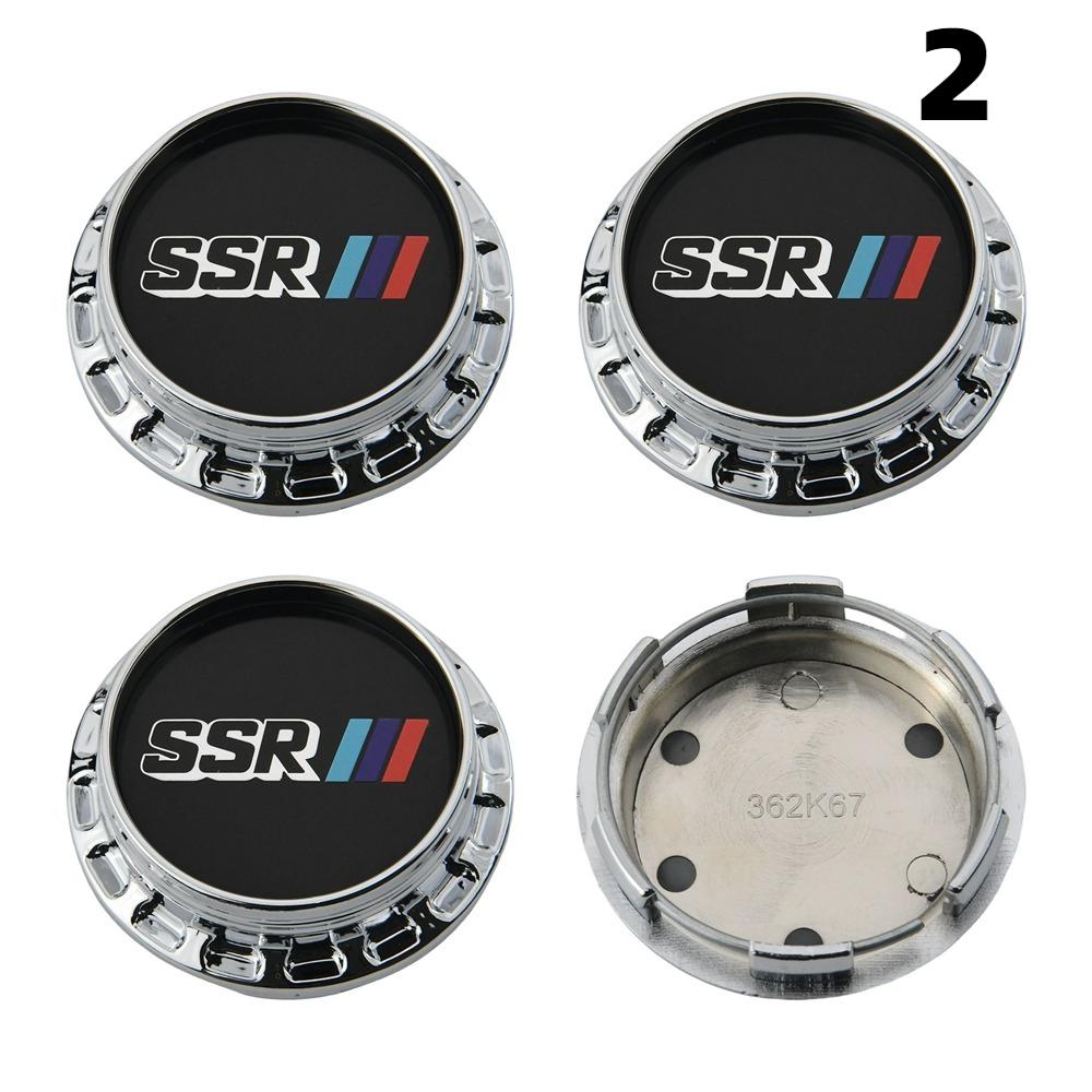 4 PZ 67MM Diametro Esterno / 62MM Diametro Interno Copricerchi SSR XXR WORK VIP LEHR MEISTER Copricoperture Centrali Ruota Coprimozzi Accessori Ruote Auto Sportive