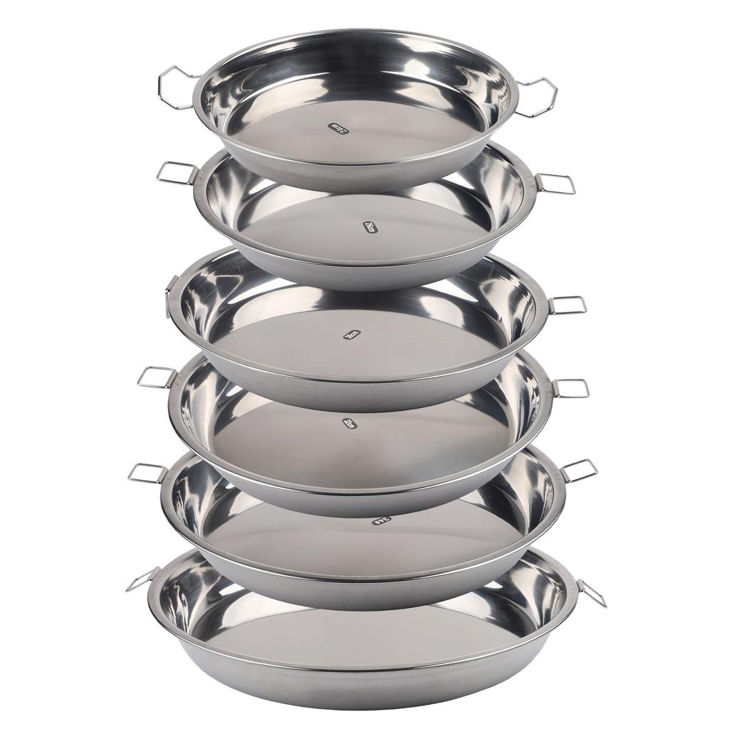 Stainless Steel Tray for Pizza and Grill with Handle Supports Even Heat Distribution Suitable for Cooking Baking and Serving