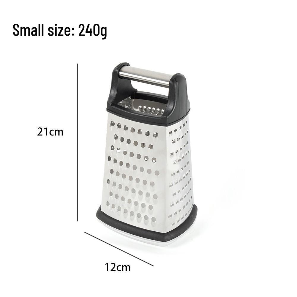 Stainless Steel Multi-Purpose Four-Sided Grater for Vegetables, Potatoes, and Cheese