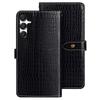 IDEWEI For Samsung Galaxy A16 5G/4G Case Crocodile Texture PU Leather Flip Phone Cover