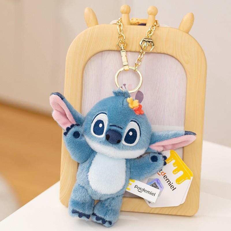 Lilo Stitch Plush Keychain With Soft Short Pile For Bag Decoration And Gifts Pendant