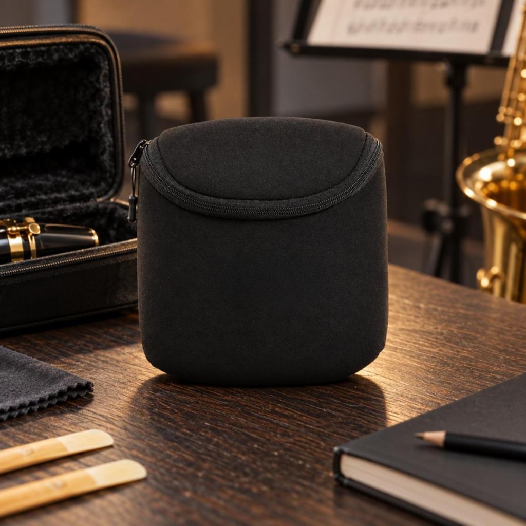 3 Pieces Padded Textile Instrument Tip Cover Case Dark softSided