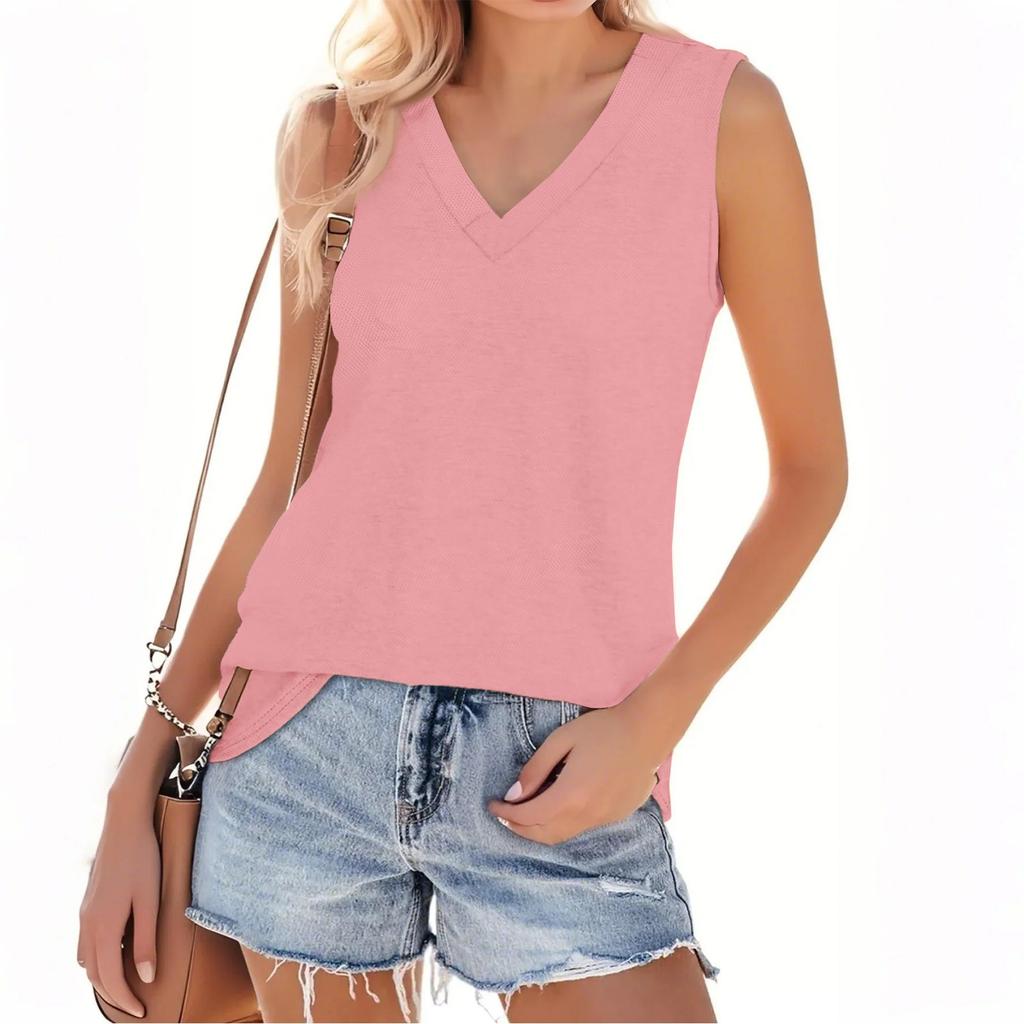 Damenmode Lässig Täglich Vielseitig Textur Slim Fit Sommer Westen Top