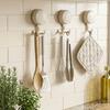 3Pcs Reusable Suction Cup Hooks Waterproof Bathroom Towel Hooks Kitchen Storage Hook  Entryway