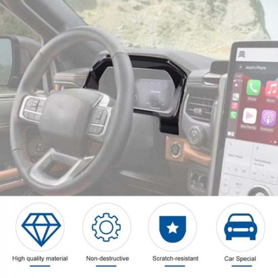 Car Console Dashboard Panel Trim Decor Frame Bezel For Ford Expedition -2024