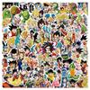 50 100Pcs Anime Dragon Ball Stickers For Kids Diy Graffiti Skateboard Laptop Water Bottle Motorcycle Cartoon Toy Decals Sticker