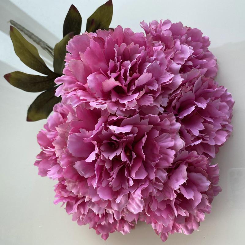 Artificial Peony Flowers For Wedding Decor With Soft Fleece Material For Home And Event Use