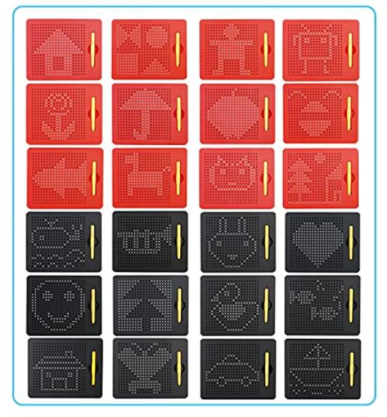 YIMEO Zeichnen Magnetische Perlen Kunst Zeichnen Intellektuelles Geschenk für Mädchen und Kindergarten-Eintrittsfeier Kinder-Tablet, Tablet, Tafel, Entwicklung, Jungen,