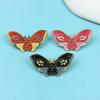 Butterfly Cartoon Insect Brooch Pin - Unique Design Alloy Badge and Corsage Accessory