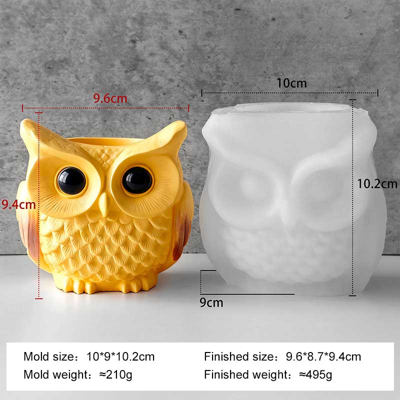 

Сделай сам Мультяшная Сова Роспись Гипсовый Плантатор Силиконовая Форма Ручная работа Цемент Смешанная Глина Гипсовая Форма Садовые Формы для Цветочных Горшков